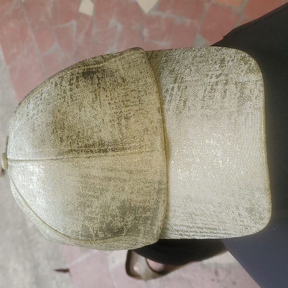 Anna & Ava Accessories - Anna & Ava Distressed Gold Polyester Fashion Trend Velcro Adjust Cap-EC-OSFM